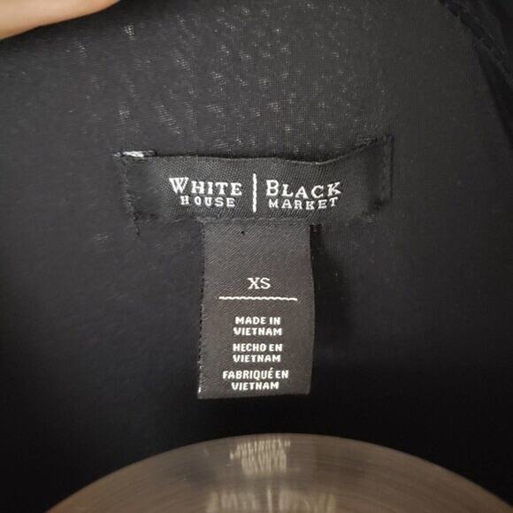 Black House White Market Gold Accent Keyhole Neck Dress Size XS 4 way stretch - Picture 8 of 8